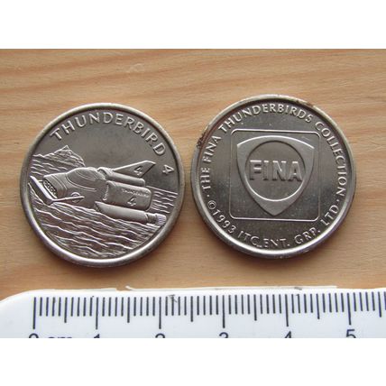 Fina 1993 Thunderbirds - Thunderbird 4 Token (e253)