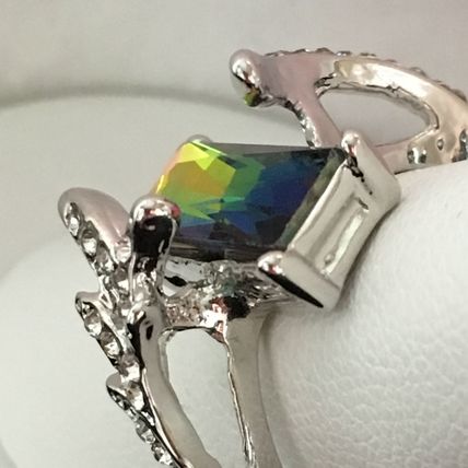 Ring Rainbow CZ Fashion Statement Ring #93 USA Seller