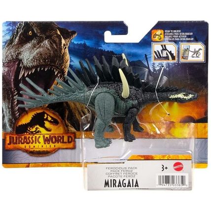 Jurassic World: Dominion Movie Series Ferocious Pack Miragaia Dinosaur