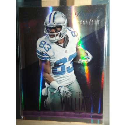 2014 Prestige TERRANCE WILLIAMS (Cowboys) Purple Xtra Points card #105 8/100