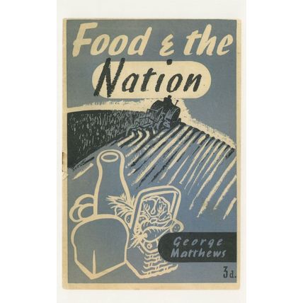 Food & The Nation 1943 Communist Party Book Postcard