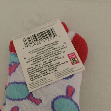 NEW 2 Pairs Elinor Wonders Why Kids Low Cut Socks - Shoe Size 7-2