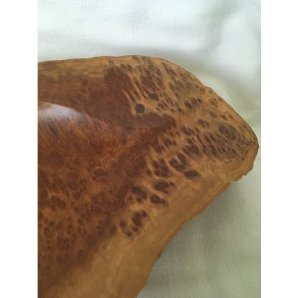 Rare Australian COOLIBAH COOLABAH BURL Large Handcrafted Bowl Dish 970 Grams