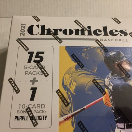 NEW 2021 MLB Panini Chronicles Baseball Mega Box - 85 Total Cards