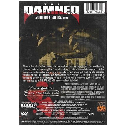 DVD - The Damned (2006) *Todd Bridges / Victor Zaragoza / Vampires / Horror*