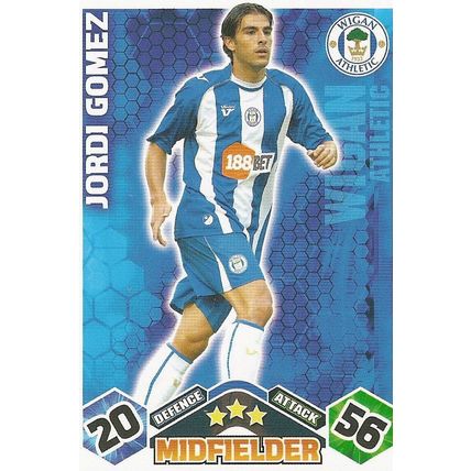 Match Attax 2009/10 Collection: Wigan Athletic, Midfielder - Gómez (Jordi)
