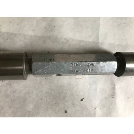 THE PIPE MACHINERY INSPECTION GAGE GO NO GO NOT GO PLUG GAGE 1.3149,1.3230,ET