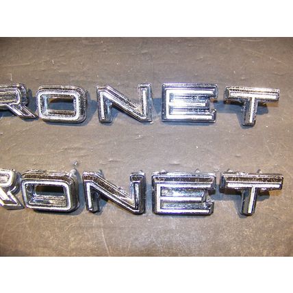 1968 DODGE CORONET QUARTER PANEL EMBLEMS OEM #2840622 2840619 2840623 2840624 +