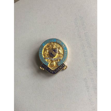 Cambridge county bowling association. Vice presidents bowling bowls badge
