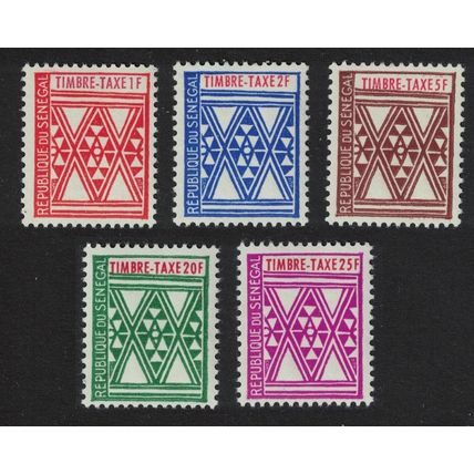 Senegal Postage Due 5v 1961 MNH SG#D239-D243 MI#Porto 32-36