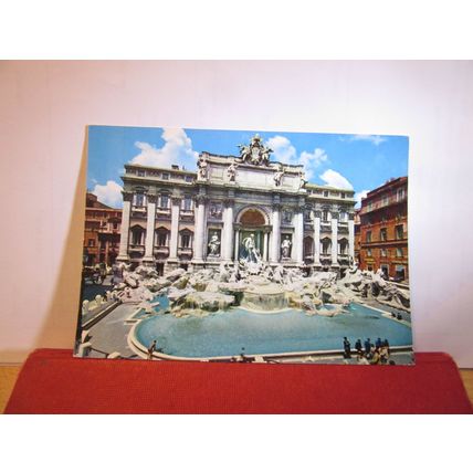 FONTANA DI TREVI, ROME, ITALY used vintage postcard FOUNTAIN, ROMA 1969 pm =
