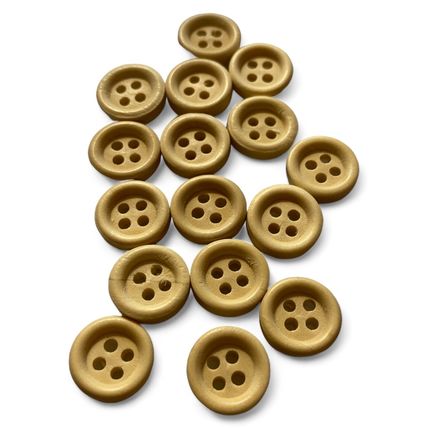 13mm Natural Wooden Buttons 4 Hole Sewing Cardigan Sewing Knitting Crafts