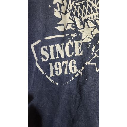 Six Flags Great America Since 1976 Commemorative T-Shirt Blue Imperfect