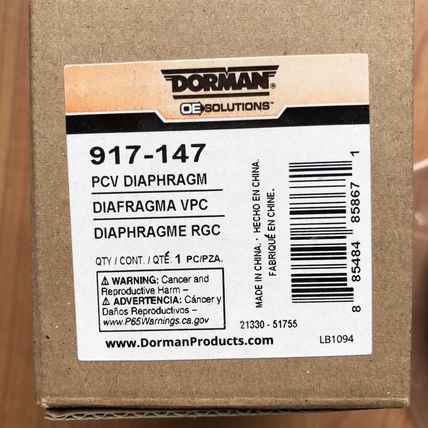 Dorman 917-147 PCV Kit For 3.0L 3.2L Volvo S60 S80 V60 V70 XC 60 70 90 LR2 Rover