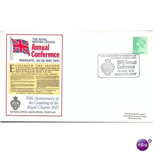 GB Cover 1975 - The Royal British Legion Annual Conference - Margate