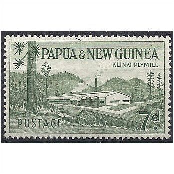Papua & New Guinea 1958 SG20 7d Bronze Green Fine Mounted Mint ..