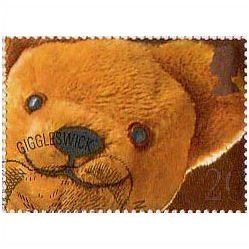 Great Britain 1990 Smiles Greetings 20p Teddy Bear Used SG 1483 Sc 1304 stamp