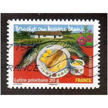 FRA 2010 (56c) 'FLAVOURS OF FRANCE - 'BROCHET AU BEURRE' FINE USED (EBID21545)