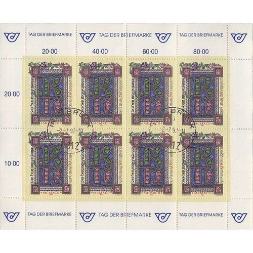 ÖSTERREICH AUSTRIA [1992] MiNr 2066 Kleinbogen ( O/used )
