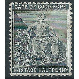 Cape of Good Hope 1886 SG48 1/2d Black Mounted Mint .. ..