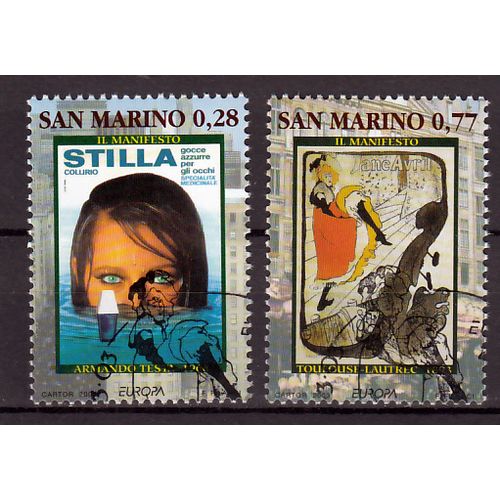 San Marino Europa cept 2003 gestempeld