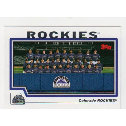 2004 Topps Colorado Rockies team set with traded- 22 cards