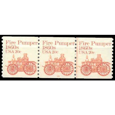 1908v 20c Fire Pumper Fine MNH Dry Gum PNC 13/3 G0272