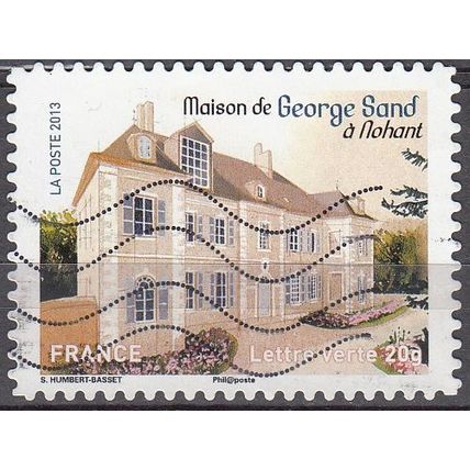 France 2013 Michel 5651 O Cote (2015) 0.60 € Nohant Maison de George Sand