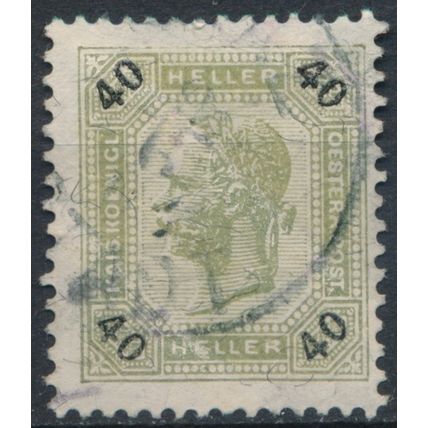 Emperor Franz Josef I: 40h - Austria 1901 - FH - MiNr 94