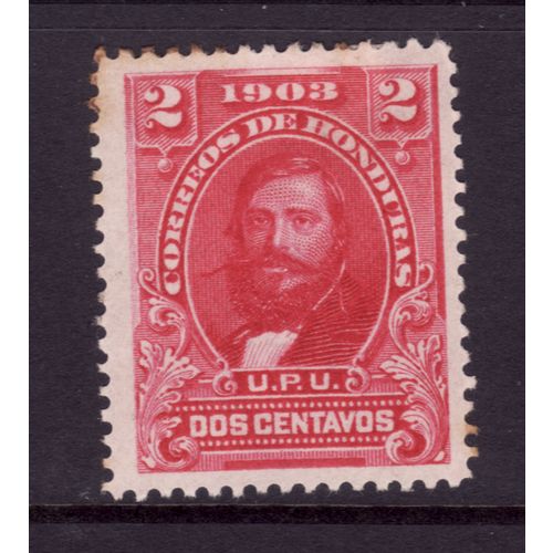 HONDURAS 1903 SG119 2c RED GENERAL SANTOS GUARDIOLA M / MINT #5