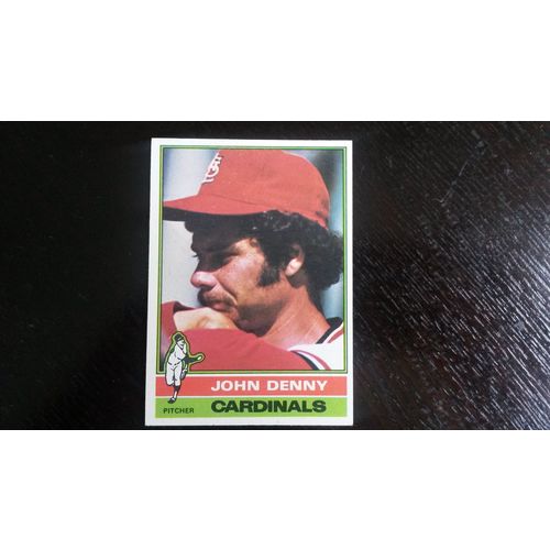 1976 Topps Card # 339 John Denny Very Good-Excellent (4) St Louis Cardinals