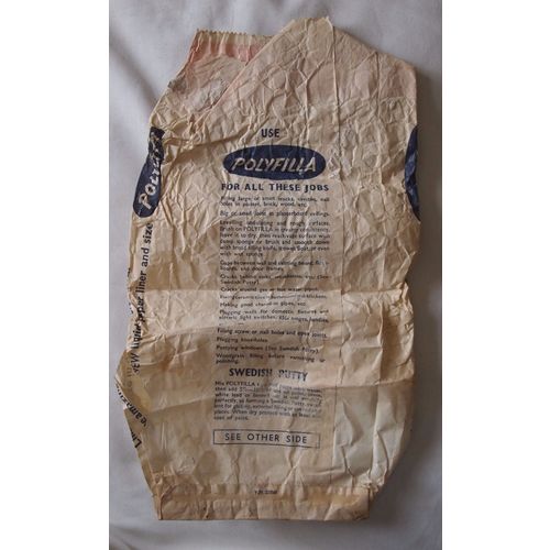 Polyfilla early bag circa 1930s see other listings