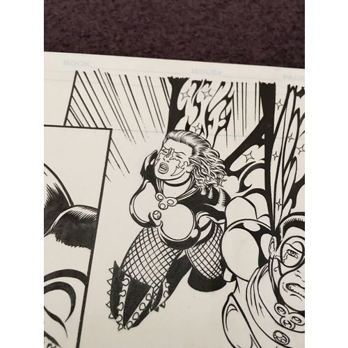 Trinity Angels #4 p20 (1997) Justice League Artist Maguire Angels in Flight