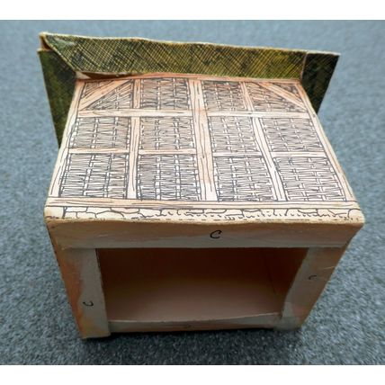 1970’s Cardboard Treadwheel Model: Singleton - Weald and Downland Living Museum