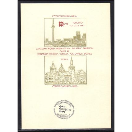 Card Czechoslovakia CAPEX '87 Box0183
