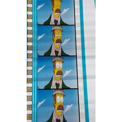 Simpsons Movie. Pk FE FE - 079AA. 1 STRIP OF 5 - 35MM FILM CELLS