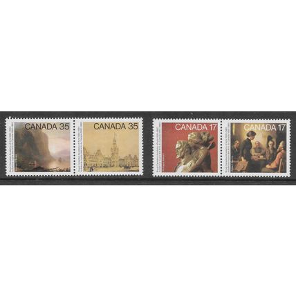 CANADA 1980 ARTS ACADAMY SG 972 / 975 SET 4 VALS UM MINT#2