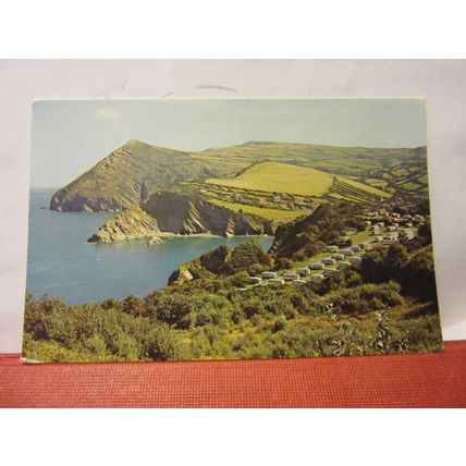 GREAT AND LITTLE HANGMAN, COMBE MARTIN, DEVON vintage used postcard =