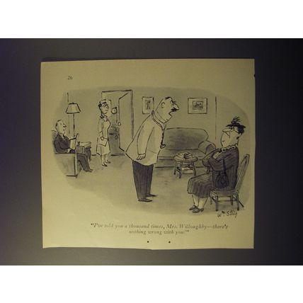 1953 Cartoon by William Steig - I've told you a thousand times