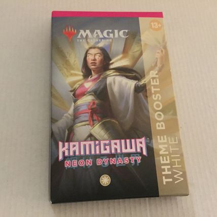 New Magic the Gathering Kamigawa Neon Dynasty White Theme Booster - 35 Cards