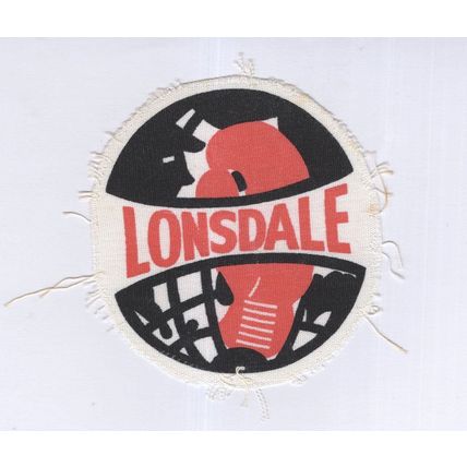 Lonsdale Boxing Gloves Vintage Embroidered Old Patch