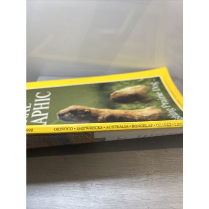 National Geographic Magazine April 1998 Prairie Dog - Vintage Collectable