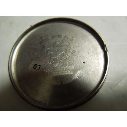 Vintage Galaxie by Elgin Black Dial Quartz Pocket Watch New Battery