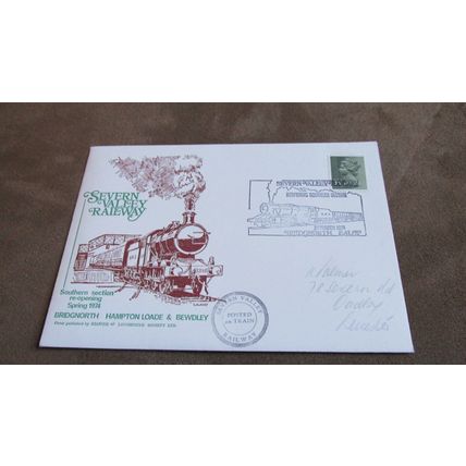 1974 GB Cover - Severn Valley Railway, Bridgnorth - Steam Locomotive