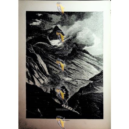 Piz Languard, Switzerland, Book Illustration (Print), c1890