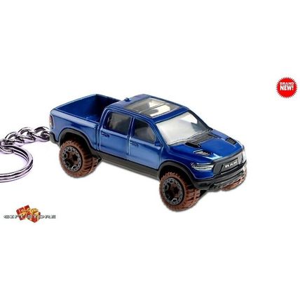 RARE KEYCHAIN BLUE DODGE RAM 1500 LIFTED TRUCK CUSTOM Ltd Ed. GREAT GIFT
