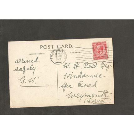 Postcard Brighton West Sussex Madeira Walk 1924