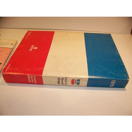 1976 CHRYSLER PLYMOUTH DODGE CHASSIS SERVICE MANUAL & 7 MASTER TECH REFERENCE