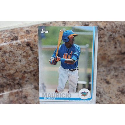 2019 topps kingsport baseball new york mets ronny mauricio rc card#51