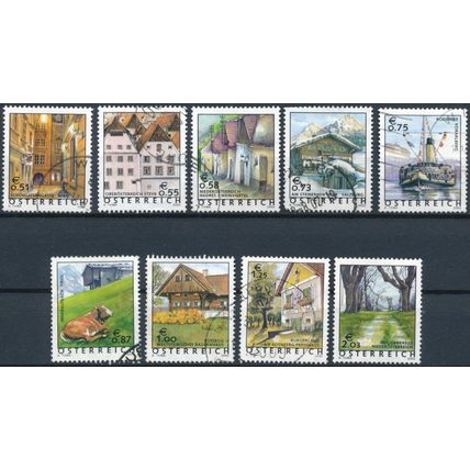 Tourism - Austria 2002 - F H - MiNr 2363/7 & 2415/8